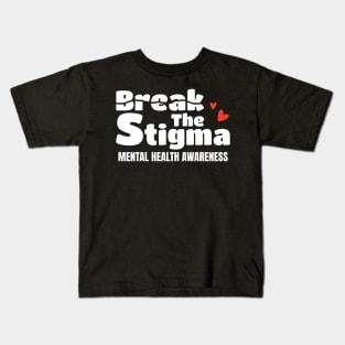 Break The Stigma - Torn Paper Style nurse practitioner Kids T-Shirt